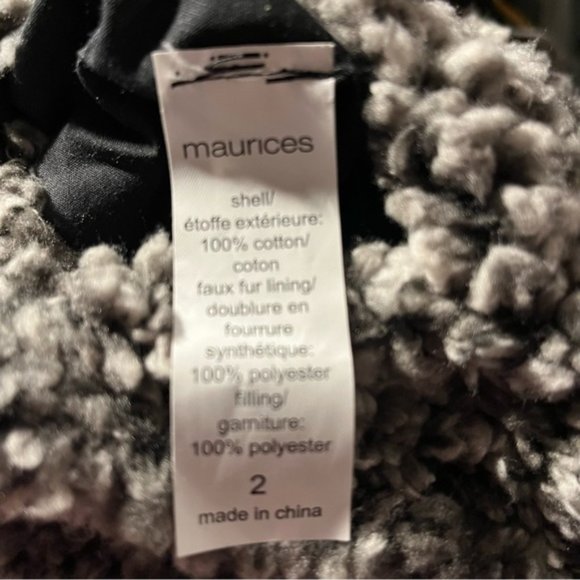 Maurice's Reversible Faux Fur Lined Full Zip Front Vest Size 2XL - Picture 11 of 11